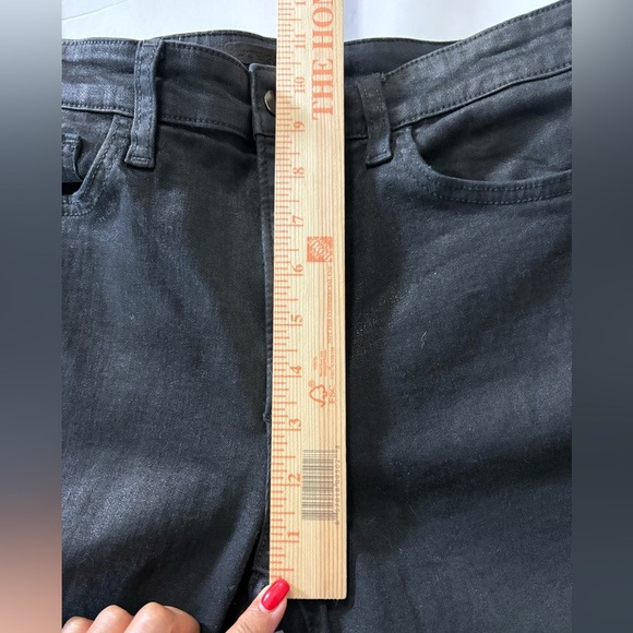 Joe's Jeans The Callie Black Coated Cropped Boot. - Picture 14 of 15